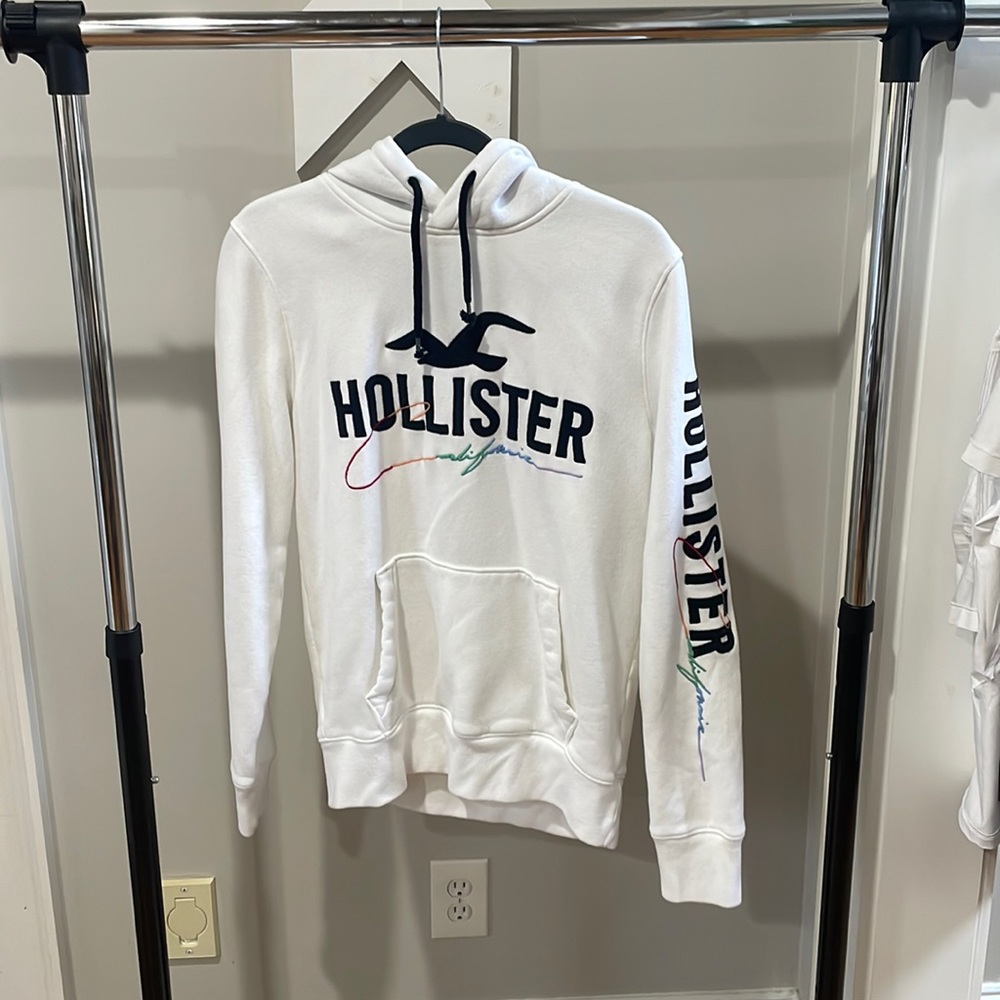 White Hollister Hoodie